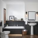 American Standard Chrome Two Handle Roman Tub Faucet Trim Only 