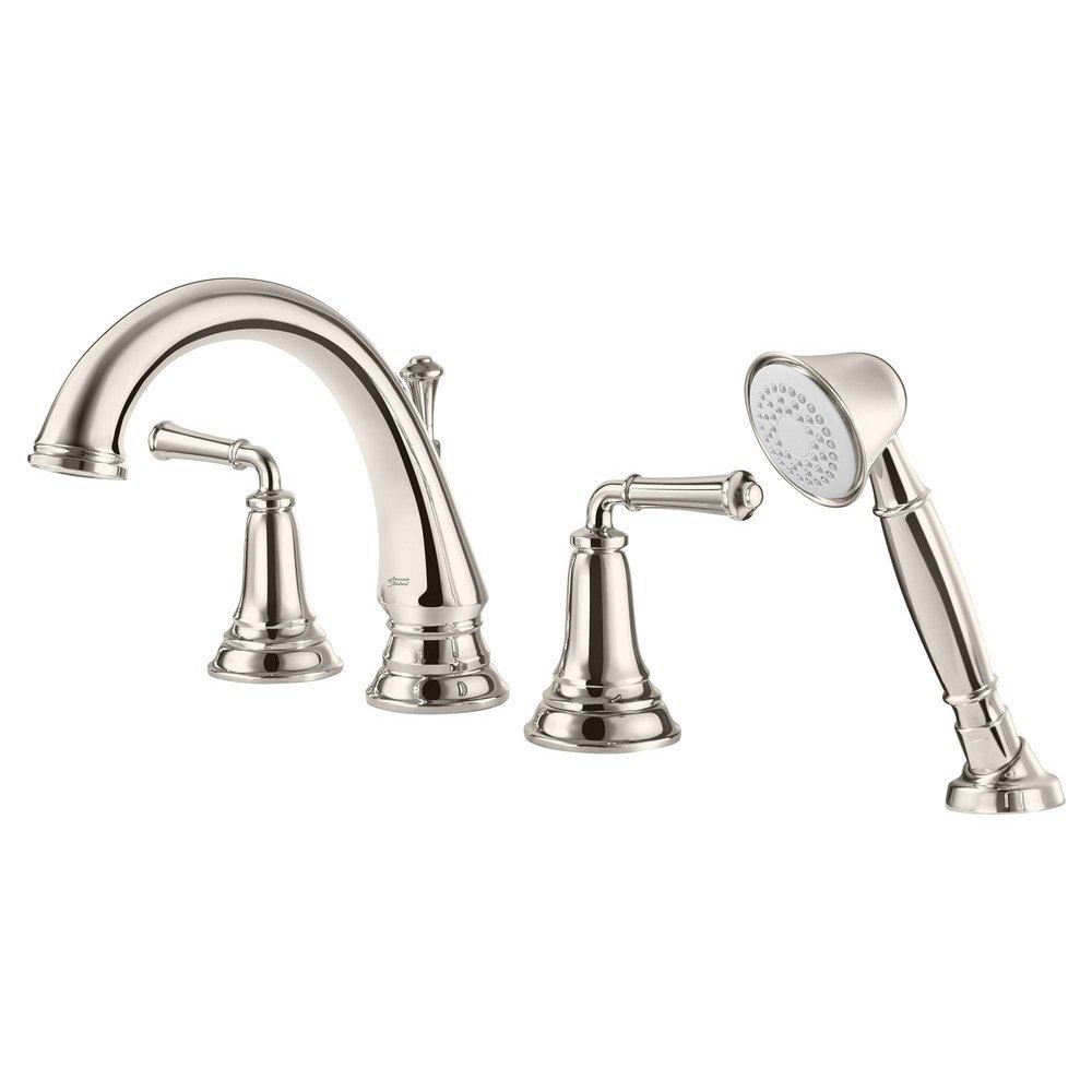 American Standard Polished Nickel Two Handle Roman Tub Faucet Trim Only 