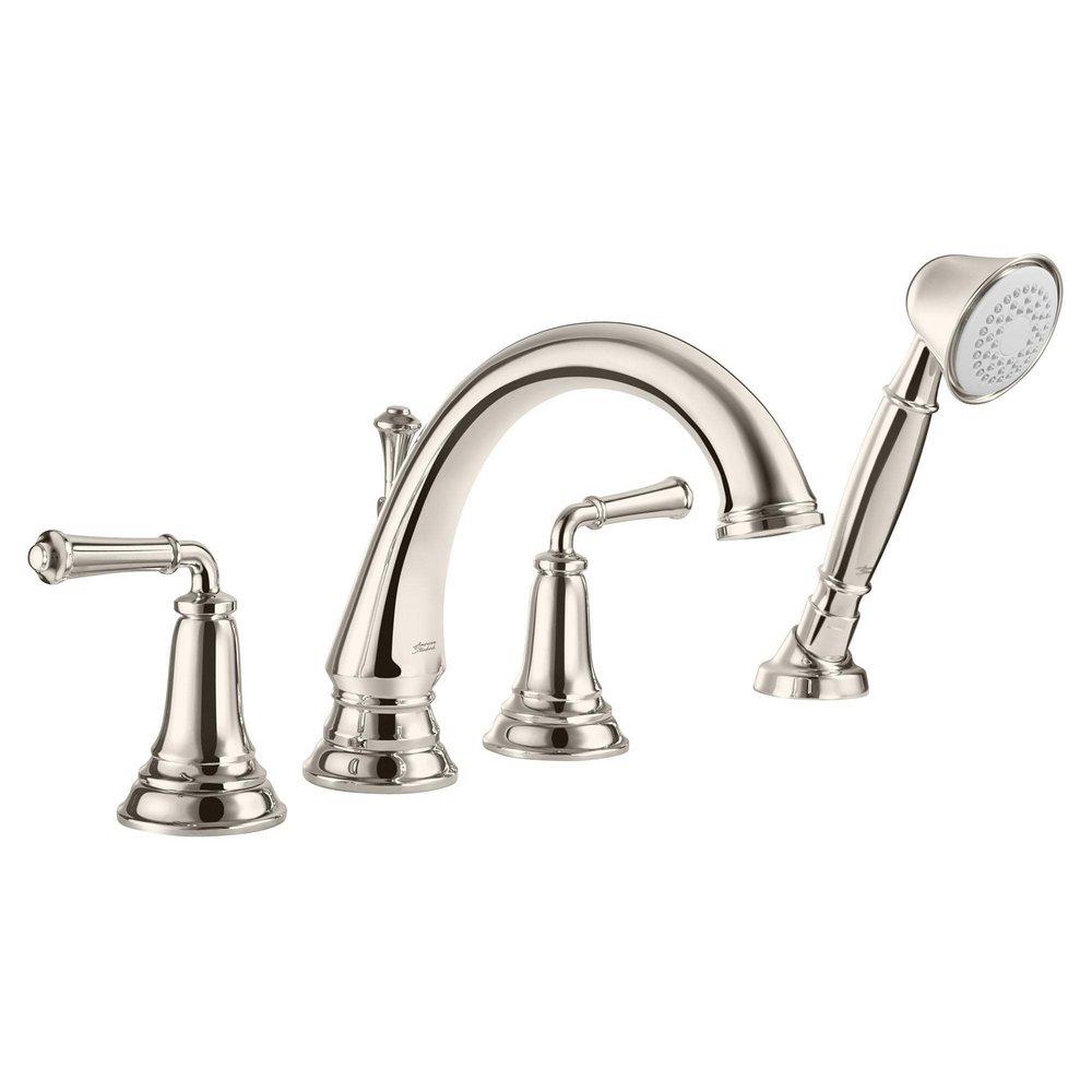 American Standard Polished Nickel Two Handle Roman Tub Faucet Trim Only 