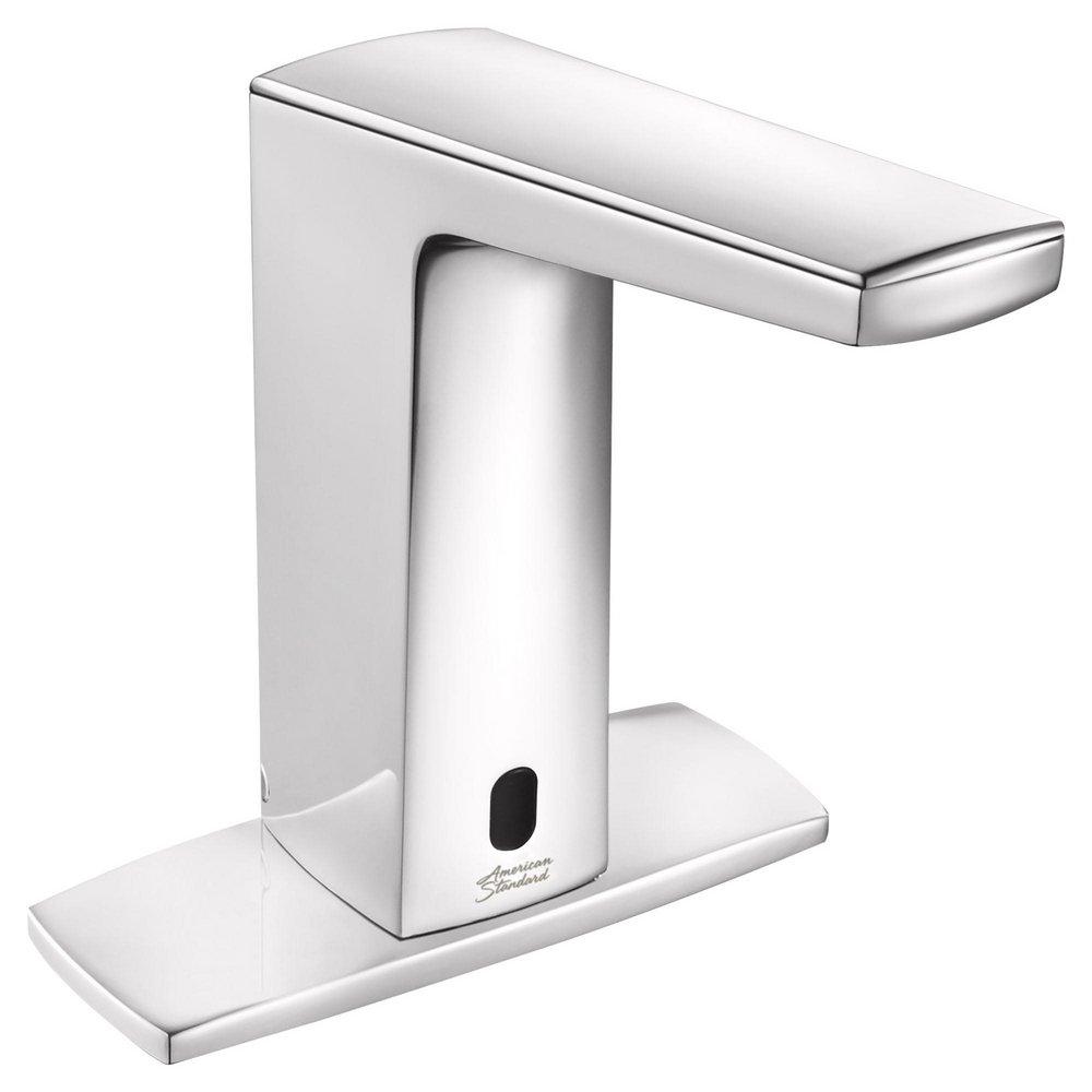 American Standard Polished Chrome Single Handle Electronic Bathroom Sink Faucet Lever Handle 