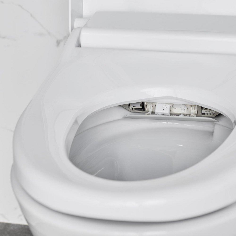 American Standard Alabaster White 1.32 gpf Elongated Floor Mount One Piece Toilet 