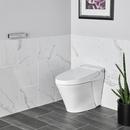 American Standard Alabaster White 1.32 gpf Elongated Floor Mount One Piece Toilet 