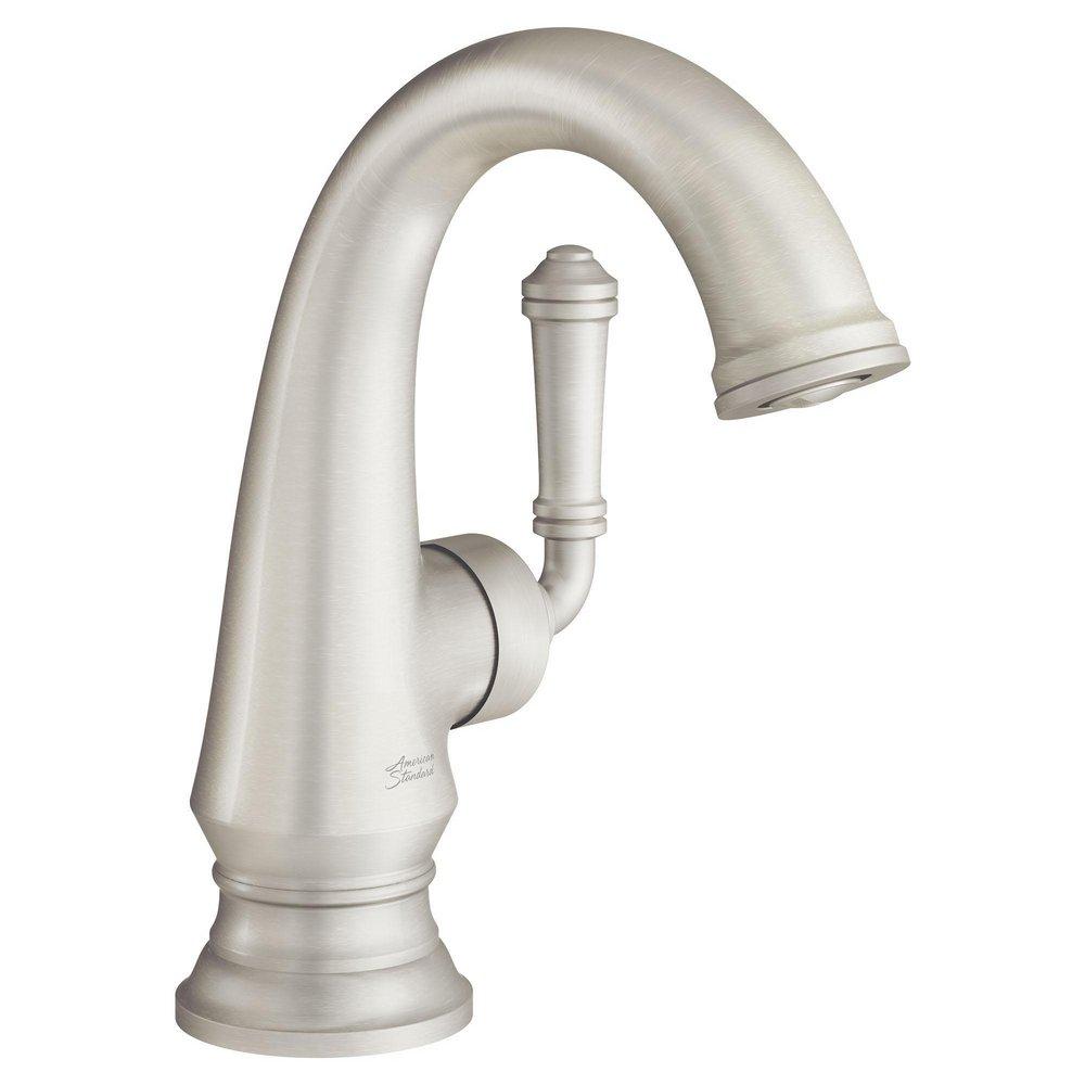 American Standard Brushed Nickel Single Handle Centerset Bathroom Sink Faucet 
