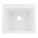 Signature Hardware White 25 x 22 in. Drop-in Laundry Sink 