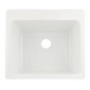 Signature Hardware White 25 x 22 in. Drop-in Laundry Sink 