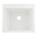 Signature Hardware White 25 x 22 in. Drop-in Laundry Sink 