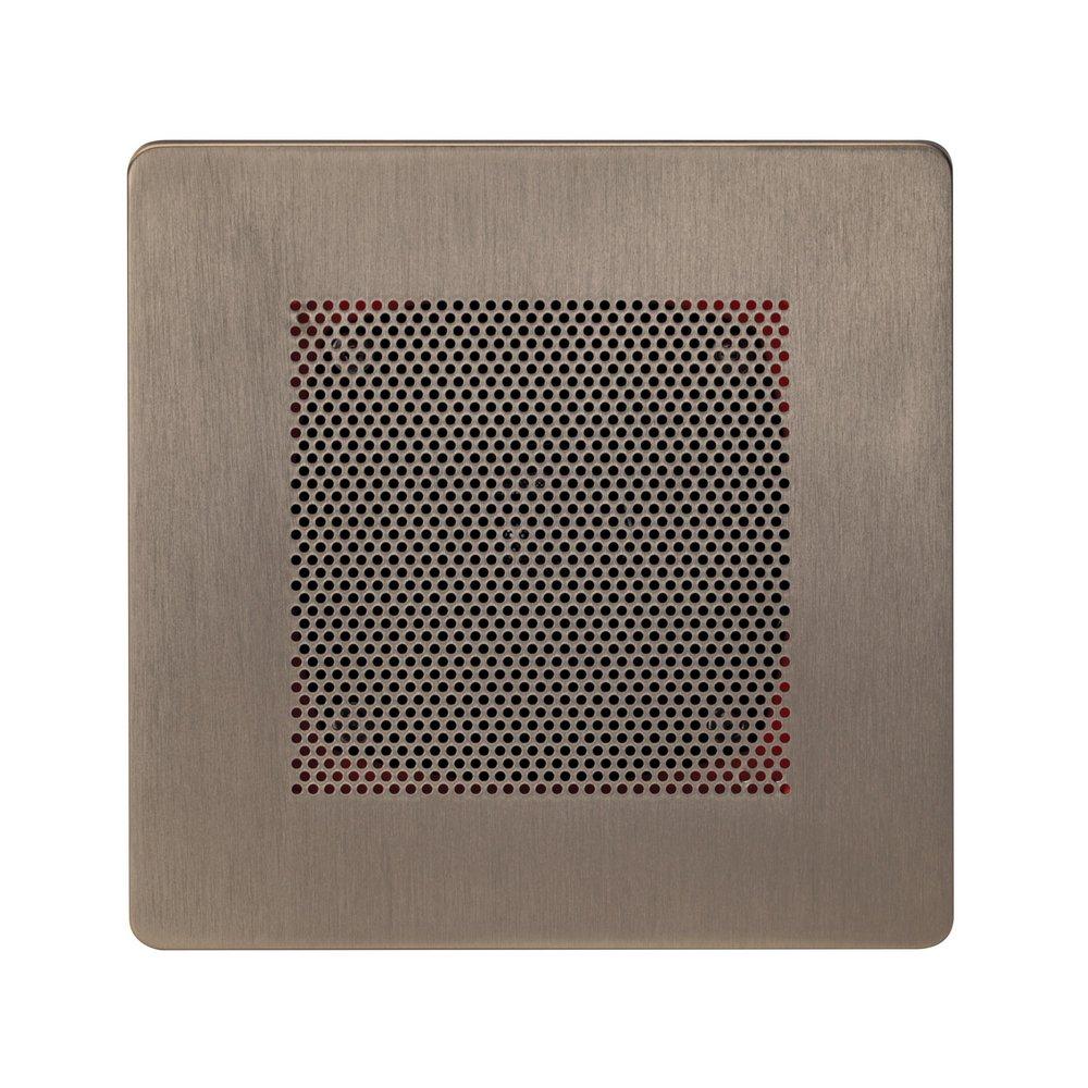 SELF POWERED BLUETOOTH SPEAKERS SATIN NICKEL 