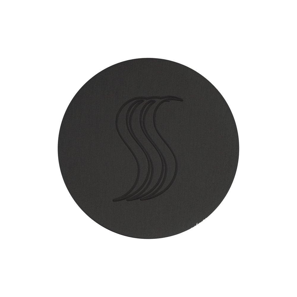 STEAMVECTION STEAM HEAD ROUND MATTE BLACK 