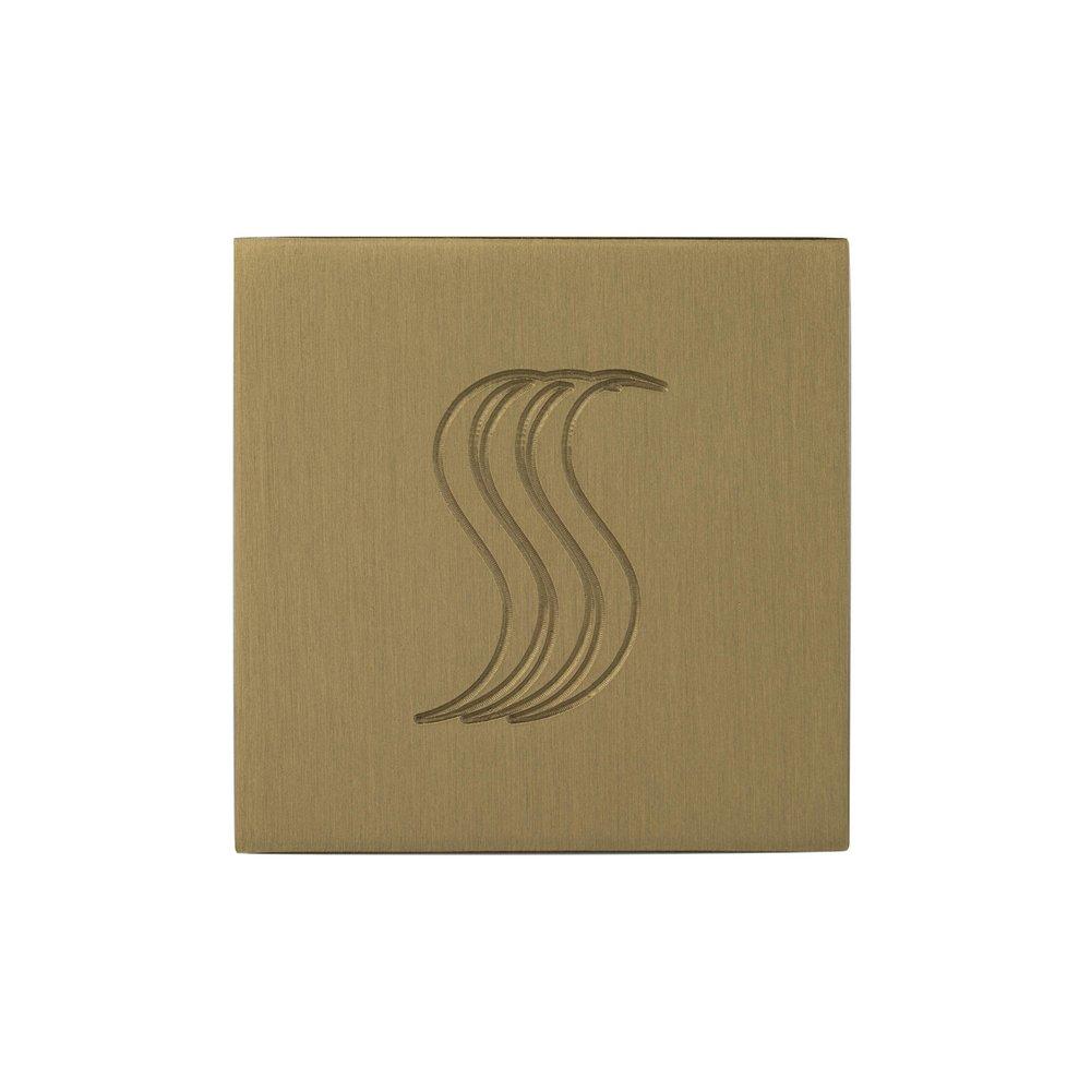 STEAMVECTION STEAM HEAD SQUARE SATIN BRASS 