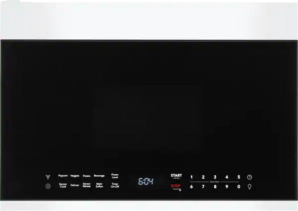 Frigidaire White 1.4 cu. ft. 1000 W Convertible Over-the-Range Microwave 