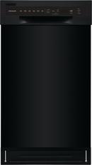 Frigidaire Black 17-5/8 in. 8 Place Settings Dishwasher 