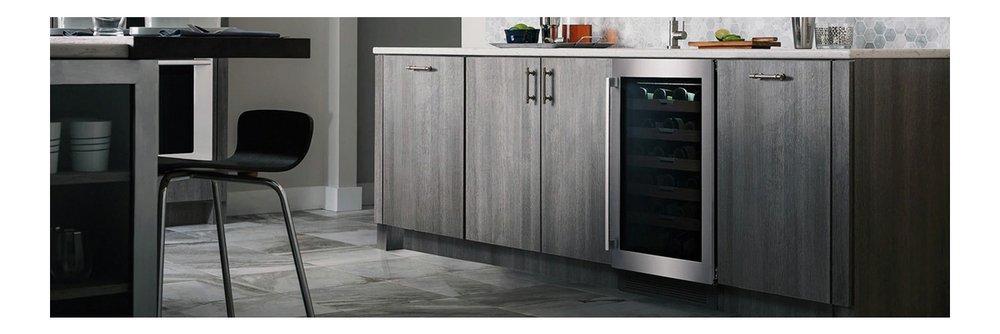 Frigidaire Stainless Steel 34-5/8 x 23-13/16 in. Built-in Wine Cooler 