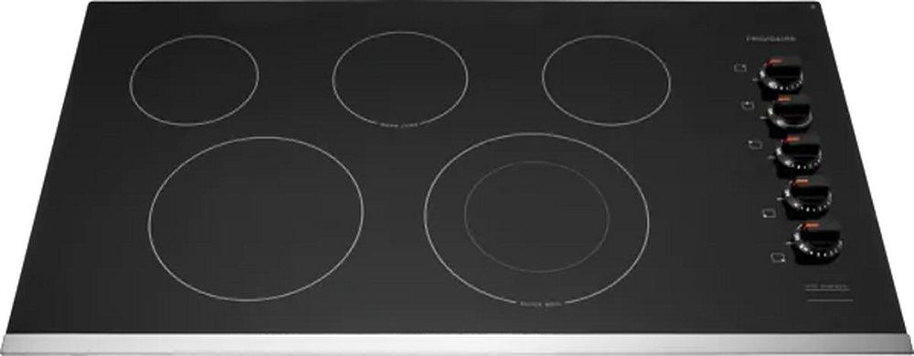 Frigidaire Stainless Steel 5 Burner Smoothtop Cooktop 