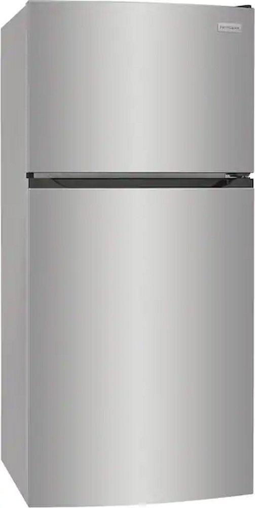 Frigidaire Brushed Steel 27-5/8 in. 13.9 cu. ft. Top Mount Freezer Refrigerator 