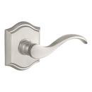 Door Lever in Satin Nickel
