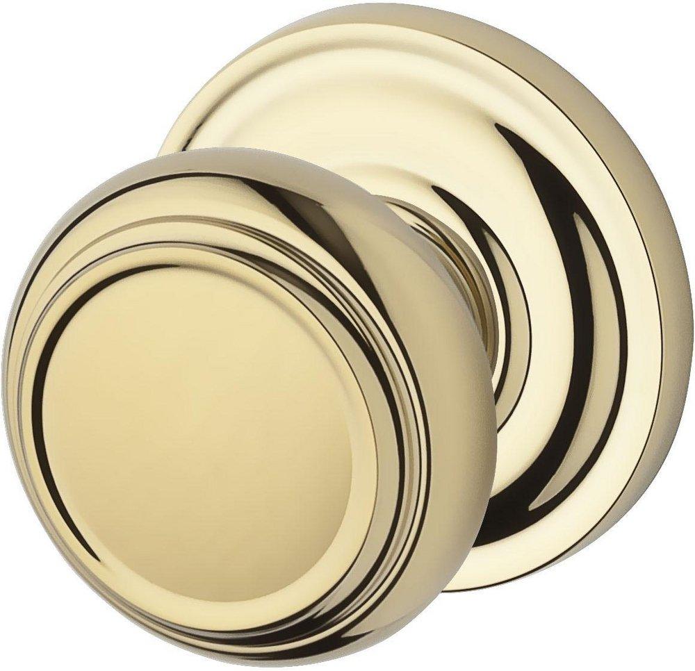 Baldwin Hardware Lifetime Polished Brass Door Knob 