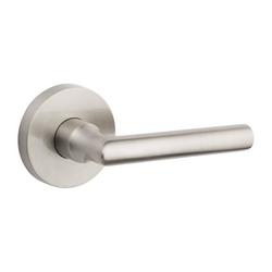 Door Lever in Satin Nickel