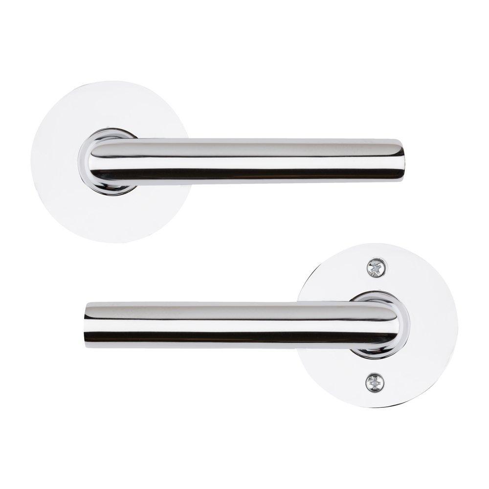Baldwin Hardware Polished Chrome Metal Door Lever 