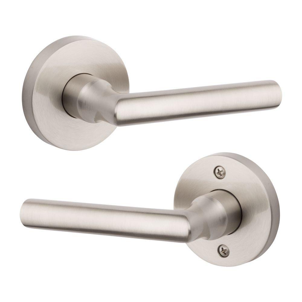 Baldwin Hardware Satin Nickel Metal Door Lever 