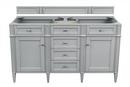 Brittany 60 in. Double Cabinet, Urban Gray