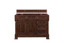 Brookfield 48 in. Single Cabinet w/ Drawers, Warm Cherry
