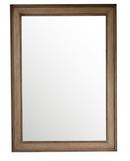 29 x 40 x 1-5/16 in. Rectangular Mirror in White Washed Walnut