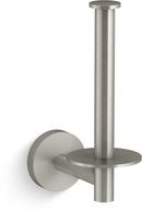 KOHLER Vibrant Brushed Nickel Wall Mount Toilet Tissue Holder 