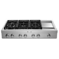 6 Burner Sealed Cooktop in Stainless Steel