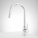 Signature Hardware Chrome Single Handle Pull Down Kitchen Faucet 