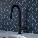 Signature Hardware Matte Black Single Handle Pull Down Kitchen Faucet 
