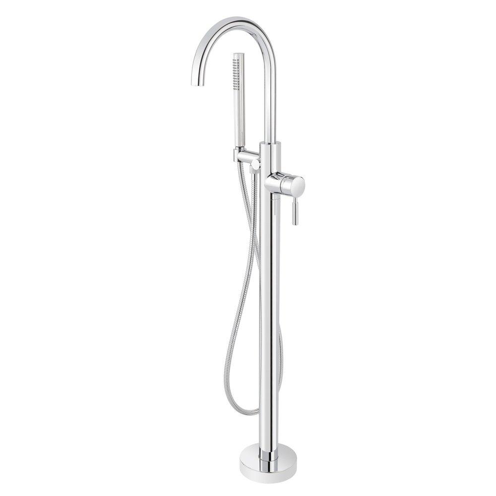 Miseno Polished Chrome Single Handle Lever Floor Mount Filler 