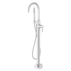 Single Handle Lever Floor Mount Filler in Polished Chrome