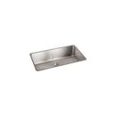 32-1/2 in. Undermount Stainless Steel Single Bowl Kitchen Sink in Luminous Satin