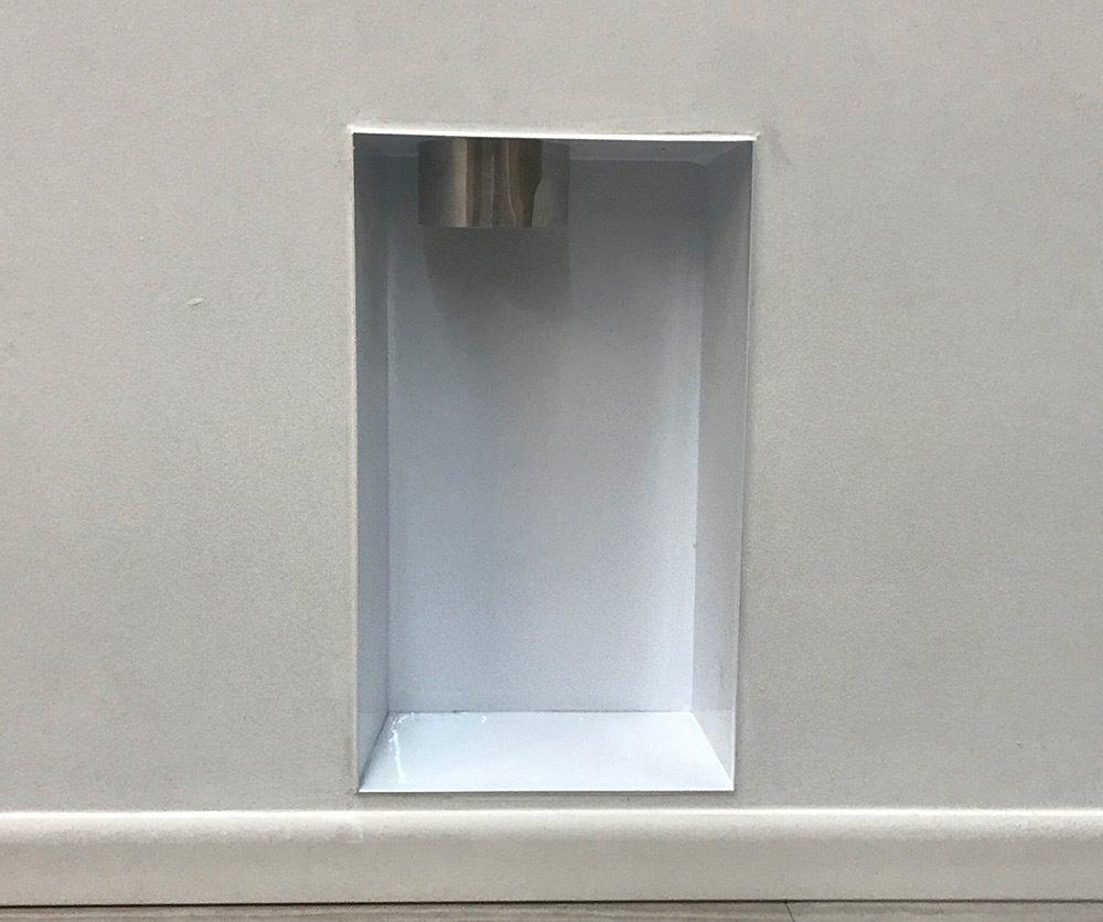 Construction Solutions White 17 x 10 in. Dryer Box Metal 
