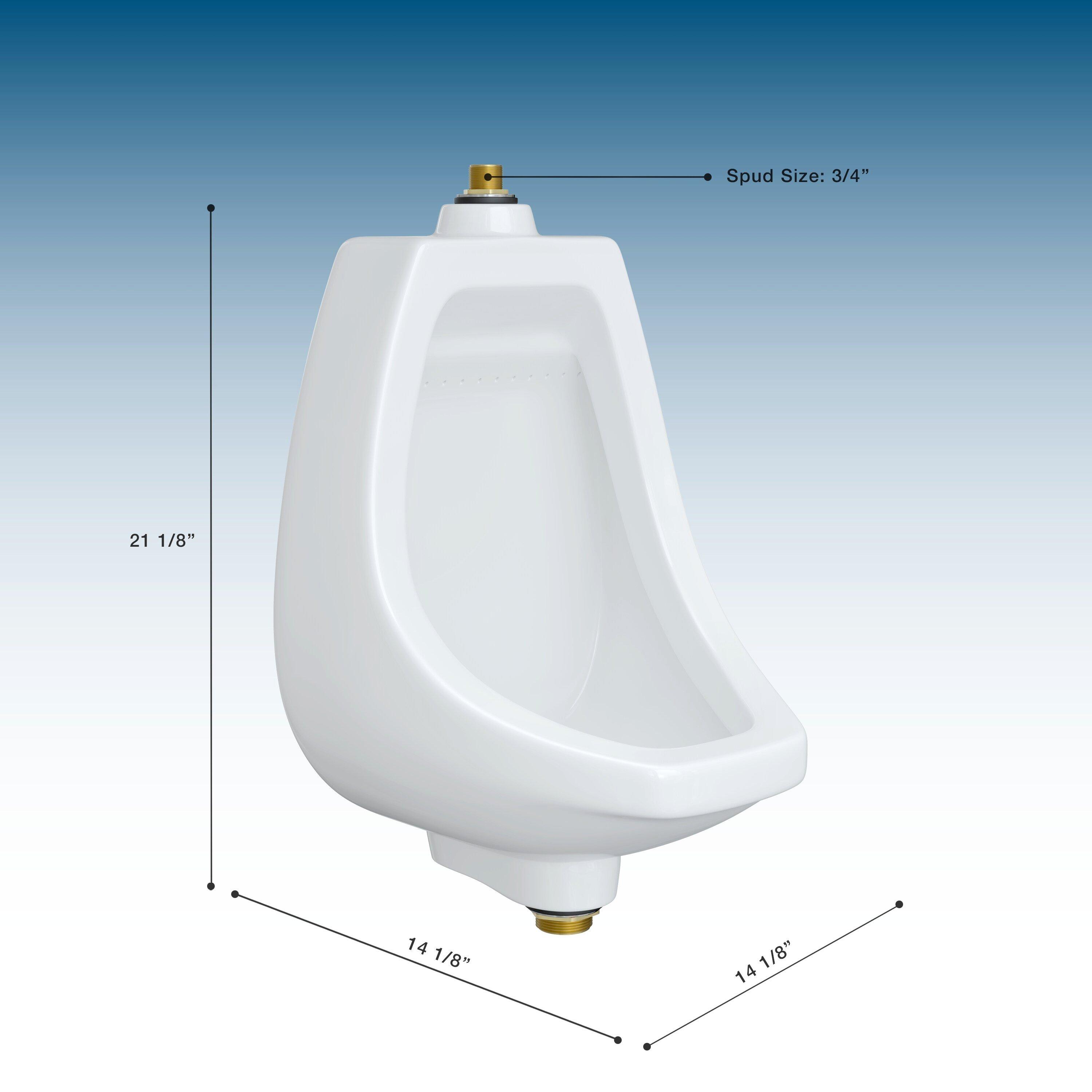 PROFLO&reg; White 3/4 in. Top Spud Urinal Wash-out 