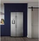 GE® Fingerprint Resistant Stainless Steel 35-3/4 in. 25.1 cu. ft. Side-By-Side Refrigerator 