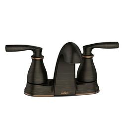 Two Handle Centerset Bathroom Sink Faucet in Mediterranean Bronze