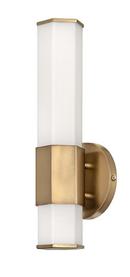 Hinkley Heritage Brass 16W 1-Light Integrated LED Vanity Fixture 