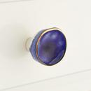 Signature Hardware Indigo 1-1/2 in. Porcelain Cabinet Knob 