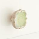 Signature Hardware Tea Green 1-3/4 in. Porcelain Quatrefoil Cabinet Knob 