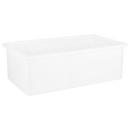 Signature Hardware White 32 x 19 in. No Hole Fireclay Single Bowl Undermount Kitchen Sink 
