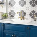 Signature Hardware White 32 x 19 in. No Hole Fireclay Single Bowl Undermount Kitchen Sink 