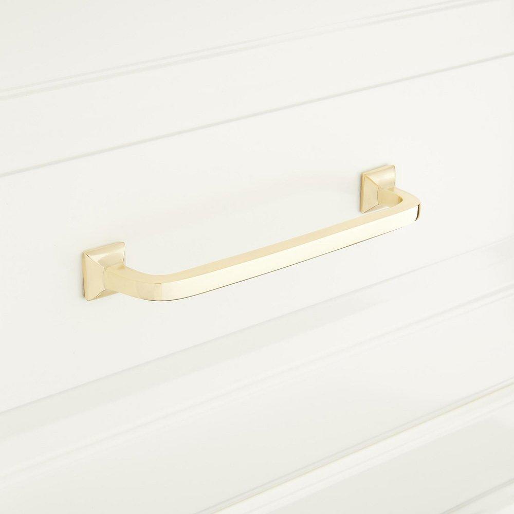 Signature Hardware Oil Rubbed Bronze 3/4 x 4-5/8 in. Brass Cabinet Pull 