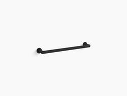 18 in. Towel Bar in Matte Black
