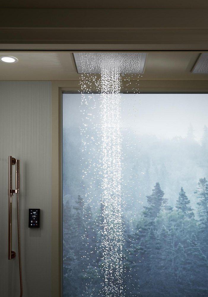 KOHLER White Multi Rain and Full Coverage Showerhead 