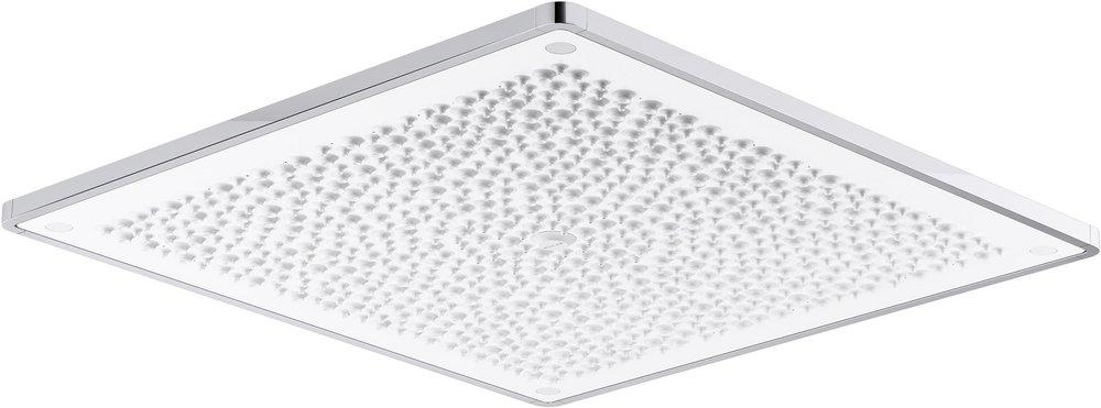 KOHLER White Multi Rain and Full Coverage Showerhead 