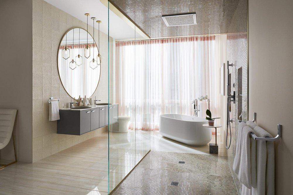 KOHLER Polished Chrome Metal Panel 