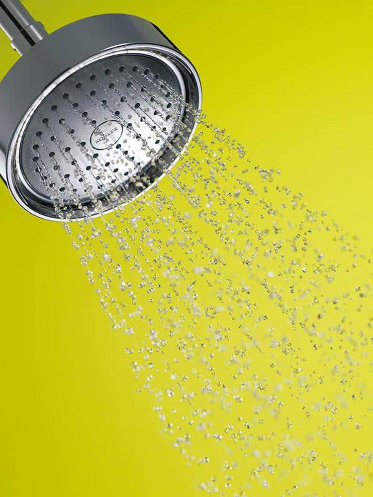 KOHLER Matte Black Single Function Optimal Showerhead 