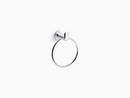 Round Closed Towel Ring in Polished Chrome