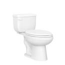 1.28 gpf Round Two Piece Toilet in White